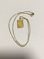 Halskette 18K Gelb Gold mit Anhänger ca 4•27Gramm