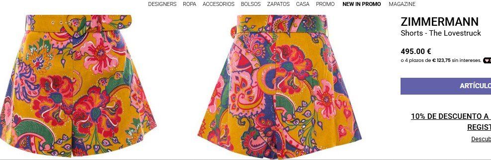 Zimmermann Hosen: Zimmermann Shorts S – Gebraucht aus Collonges von Auganien 1
