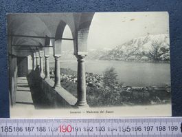 LOCARNO MADONNA DEL SASSO TICINO SCHNEE 1910 AK TI