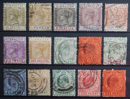 Gibraltar ex. Kat. 30-57 gest. 1895/1907 Kat. 194 Euro