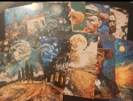 Lot de 10 cartes postales Vincent van Gogh 