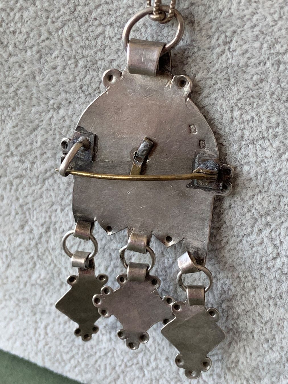 Anhänger: Silberkette Amulett ORIENTALISCH (55cm) – Gebraucht aus Laufen von Bellebellezza 7