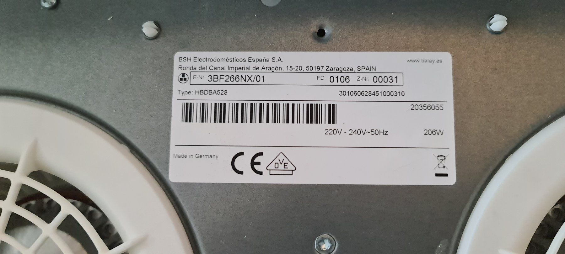 Cappe di aspirazione: Dunstabzugshaube Balay  NEU 3BF266NX/01 – Nuovo e nell'imballaggio originale da luzern venduto da hcaro 2