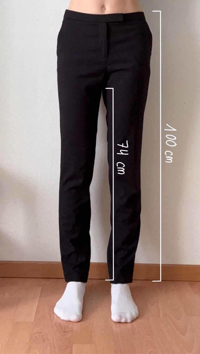 H&M Hosen: Schwarze enge Bundfaltenhose – Gebraucht aus Dübendorf von kat_v59k 1