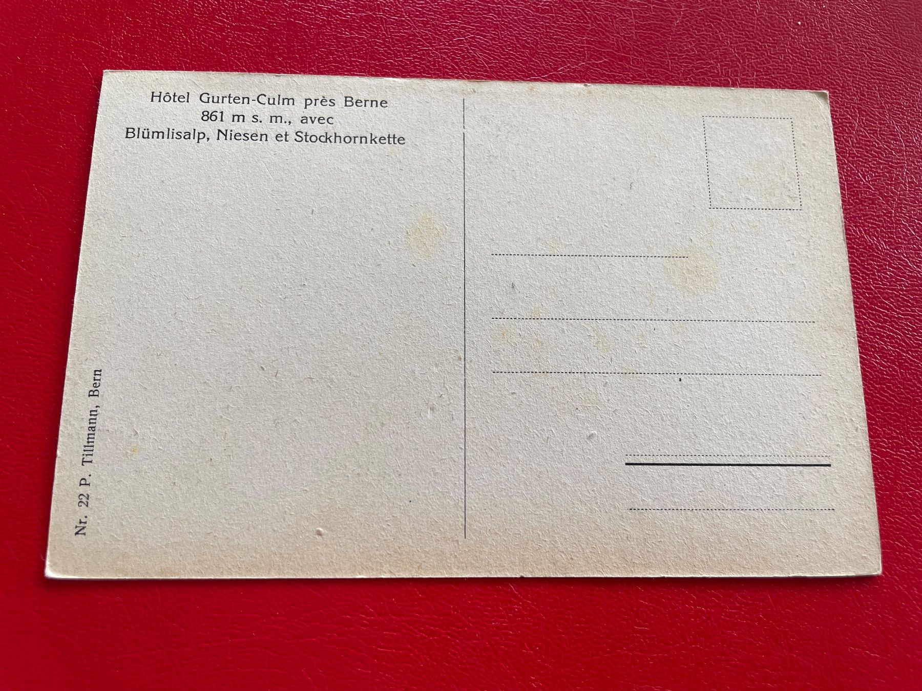 Cartoline postali: Hotel Gurten-Kulm bei Bern – Usato da St-Légier-La Chiésaz venduto da Theo005 1