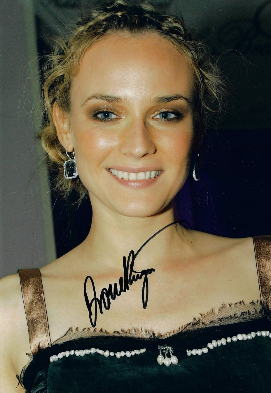 Autografi: Original Autogramm Diane Kruger (Foto A4) – Usato da Ziefen venduto da Dancer99