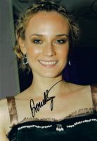 Original Autogramm Diane Kruger (Foto A4)