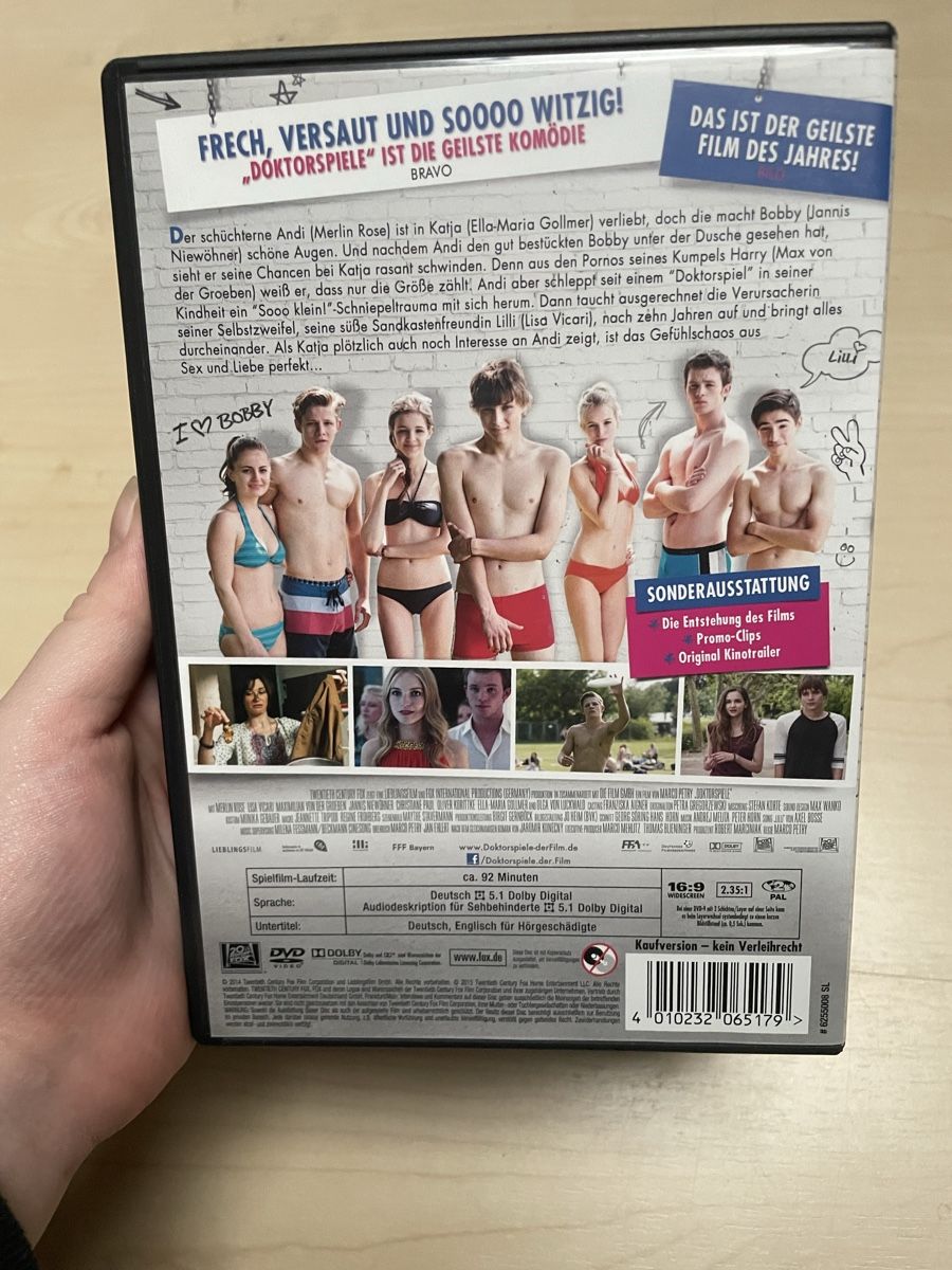 Tutti i DVDs: DVD Doktorspiele – Usato da Schnottwil venduto da MysticWitch 1