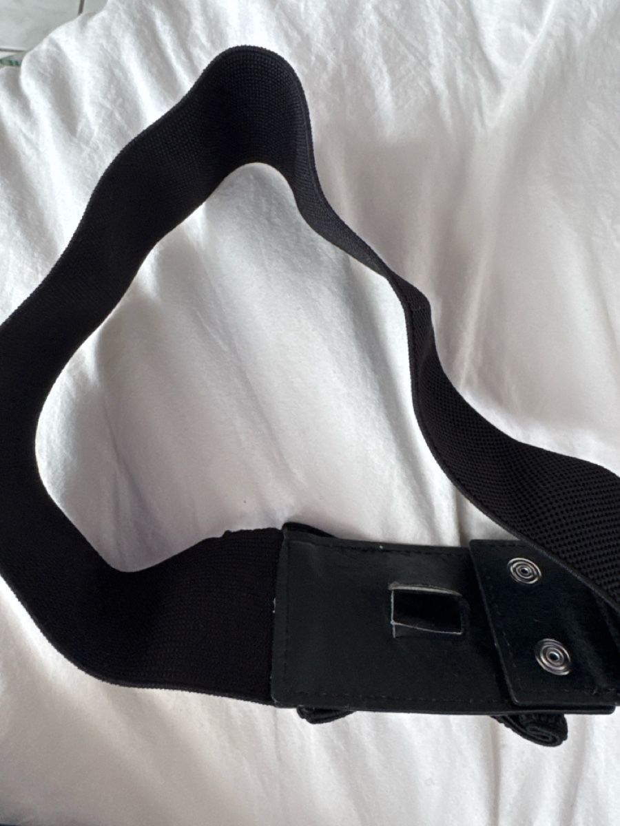 Gürtel: Ceinture noire élastique avec noeud - Taille unique – Gebraucht aus Malleray von sam_9bkx 1
