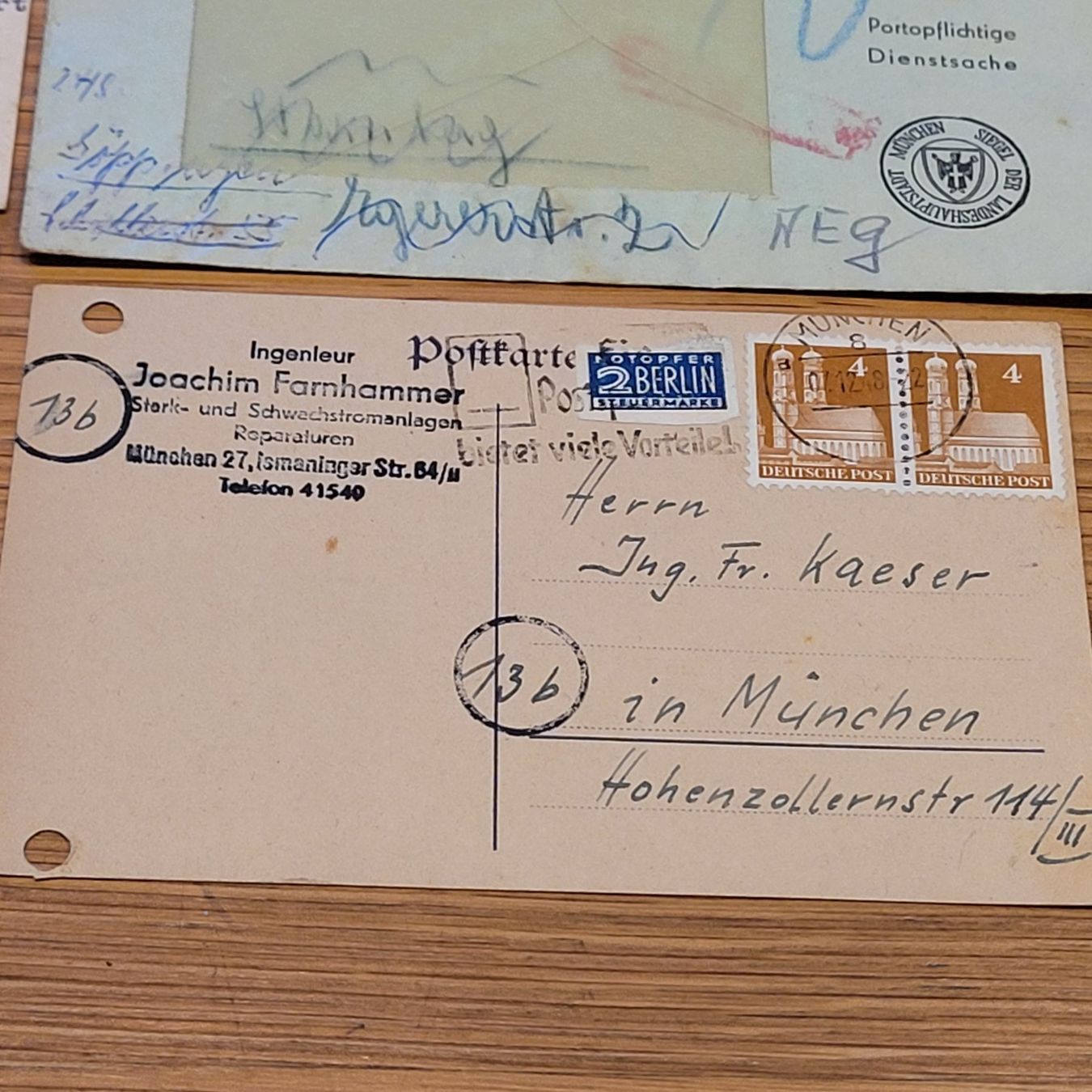 Tutti i francobolli: Los Mit Dokument Deutschland – Usato da Biel/Bienne venduto da Destockweb 3
