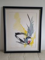 Original Kunstwerk, abstrakte Malerei, gerahmt, Top!