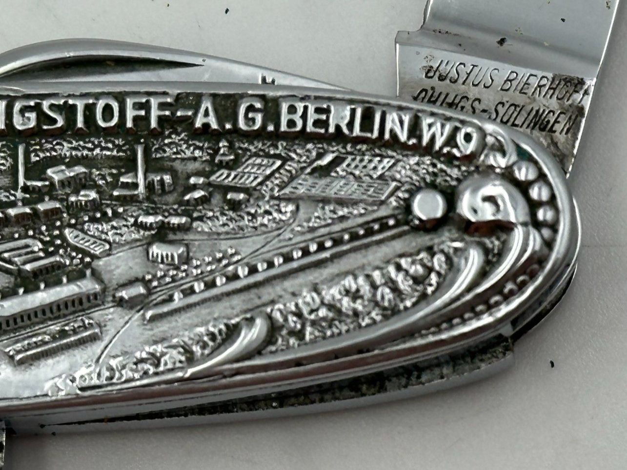 Solingen Taschenmesser: JUSTUS BIERHOFF Solingen Taschenmesser Sackmesser – Gebraucht aus Luzern von Lager6640 7