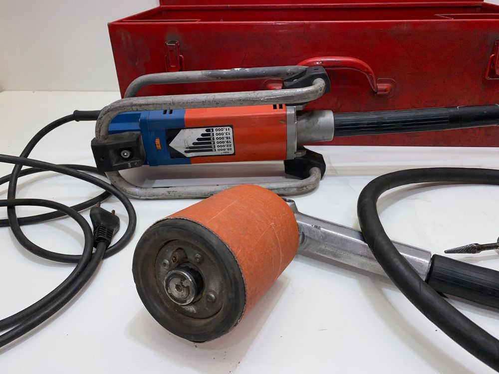 suhner-biegsame-welle-set-elektrisch-schleifmaschine-gebraucht-in