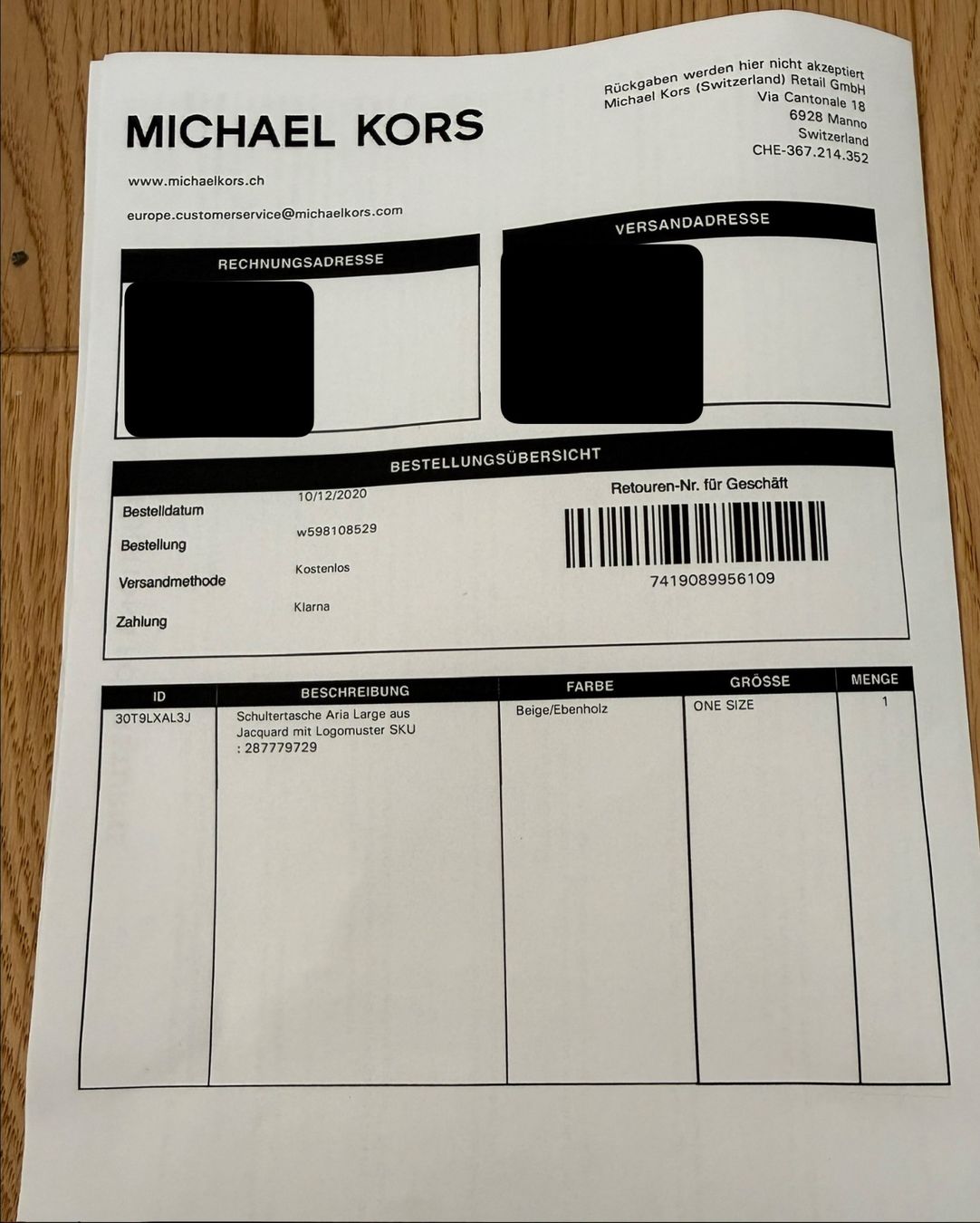 Michael Kors Borse da donna: NEU! Michael Kors Tasche mit Staubbeutel – Nuovo e nell'imballaggio originale da Schönenwerd venduto da d.chiara 9