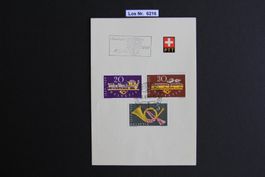 CH PTT Faltbögli mit Sonderstempel 1949             Los 6216