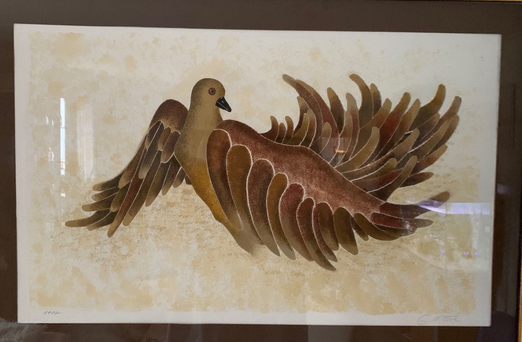 Dipinti: Bild "Vogeltanz" von G.Monte 1998 – Usato da Regensdorf venduto da Spyke55 1