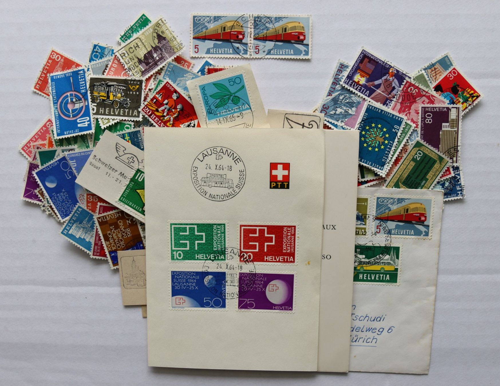 Tutti i francobolli: Briefmarken CH 1952-1970 – Usato da Oberentfelden venduto da lakipul 4