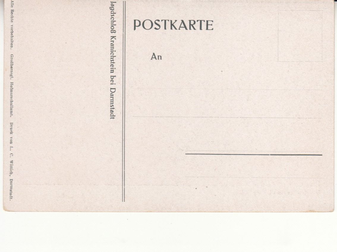 Cartoline postali: Hirschgespann Ludwig Vlll.  ca. 1910 – Usato da Bürglen TG venduto da StampGraf 1