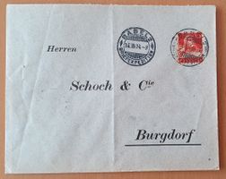Nr. 126I, Typ 1 auf Brief, Basel 1914 nach Burgdorf