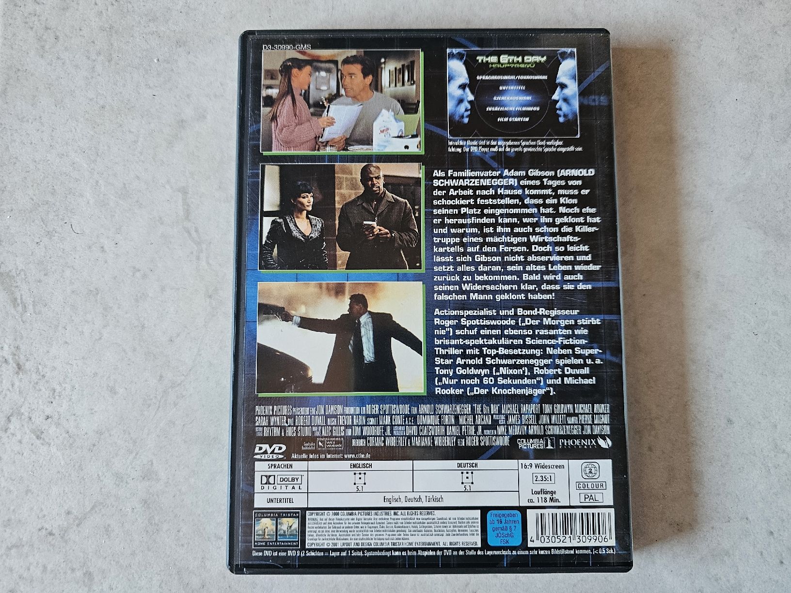 Tous les DVDs: The 6th Day  /  (Arnold Schwarzenegger) – D'occasion à Schneisingen par backstore24 1