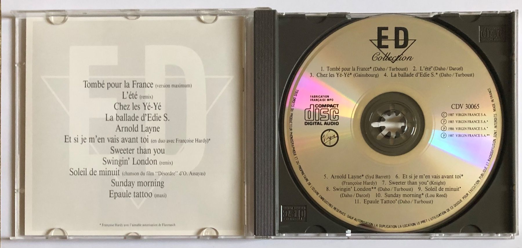 CD: ETIENNE DAHO - COLLECTION – Usato da Poliez-Pittet venduto da Newtown-Records 2
