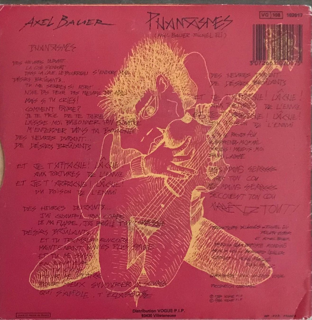 Dischi in vinile: AXEL BAUER - PHANTASMES – Usato da Bussigny venduto da vinyl-pas-cher 1