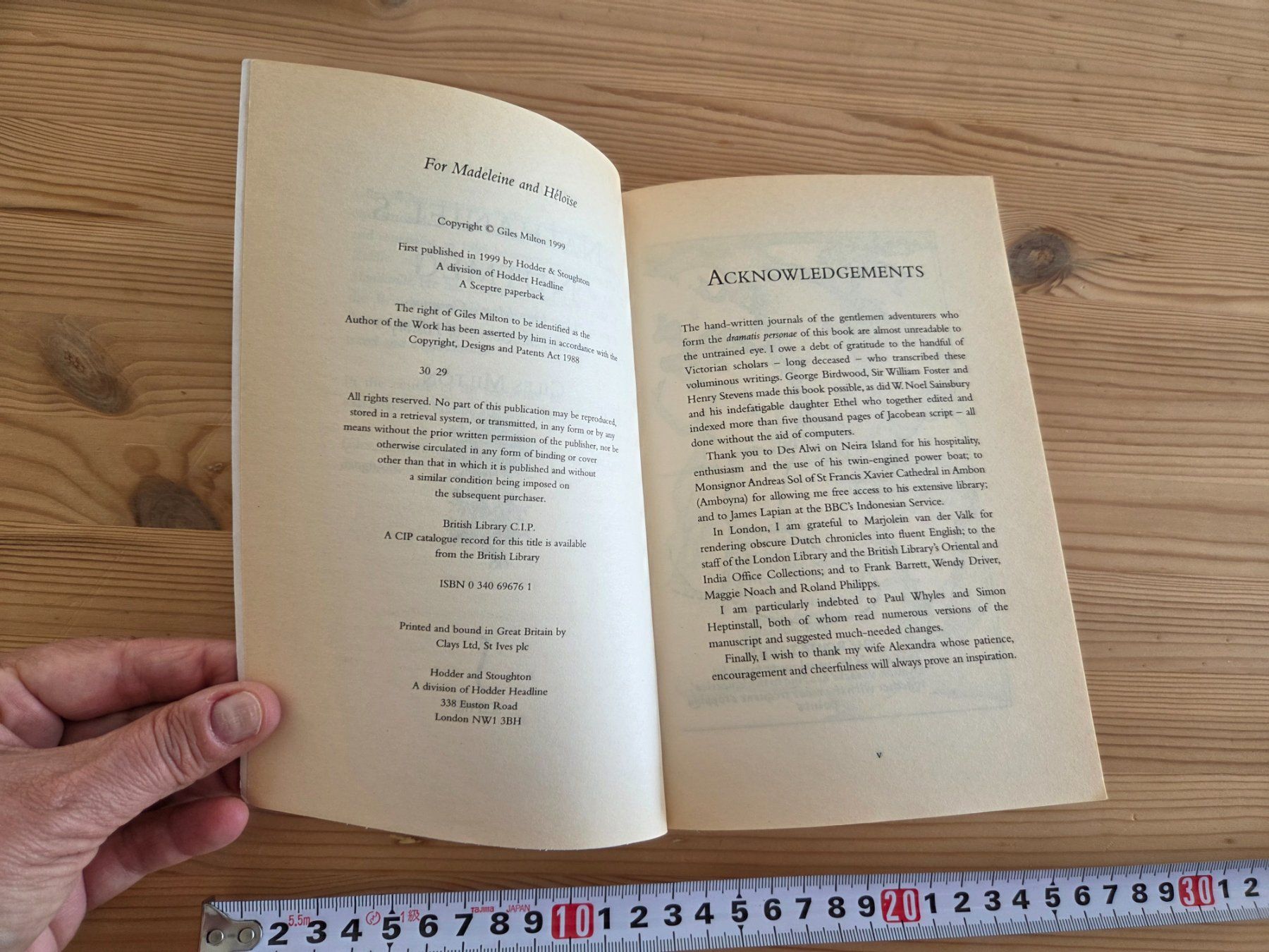 Livres: Nathaniel's Nutmeg, Giles Milton – D'occasion à Liestal par ITOlio 2