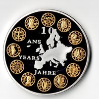 10 Jahre Euro_Medaille zum Jubiläum