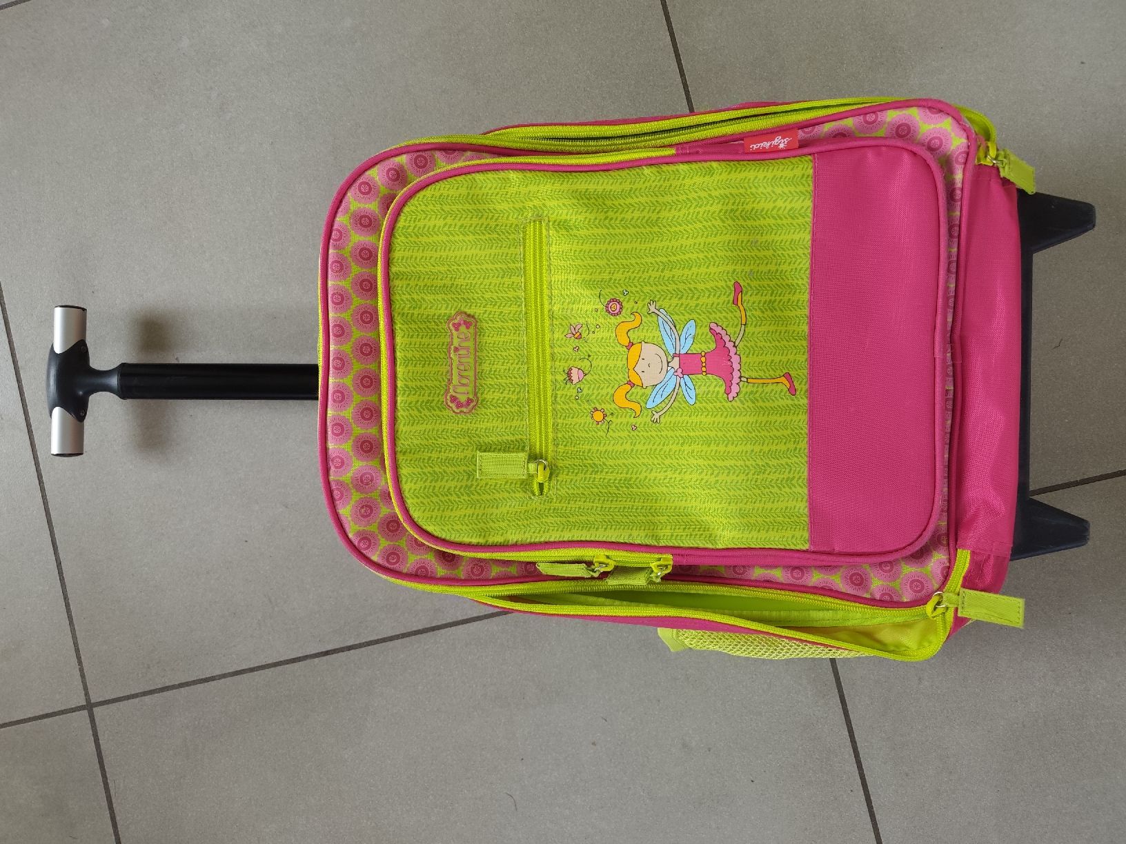Altro in Aeronautica: Trolley Trolli Kinder Koffer Pink Gelb – Usato da Niederbuchsiten venduto da melhir 4