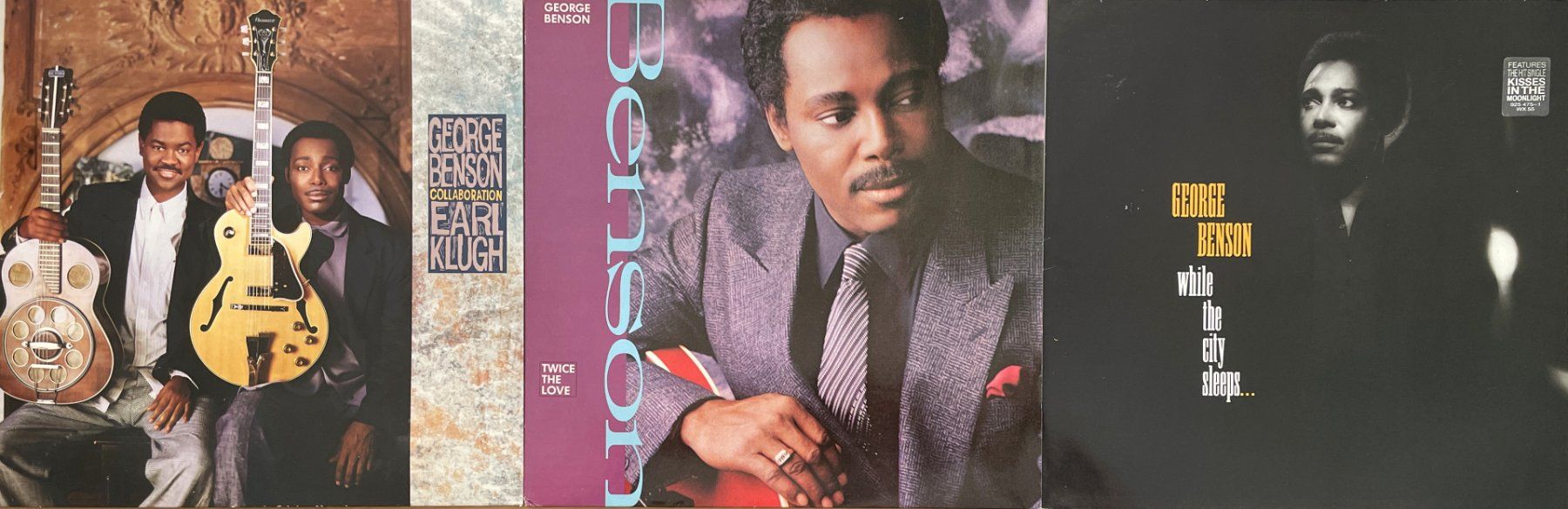 Dischi in vinile: George Benson 3 LP's - Twice The Love, Collaboration & While – Usato da Savagnier venduto da Ne2065