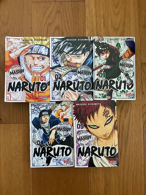 Fumetti: Naruto Manga massiv Band 1-5 – Usato da St. Pelagiberg venduto da Yellow73 3