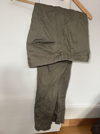 Herren Hose Boggi Milano olivgrün Baumwolle guter Zustand