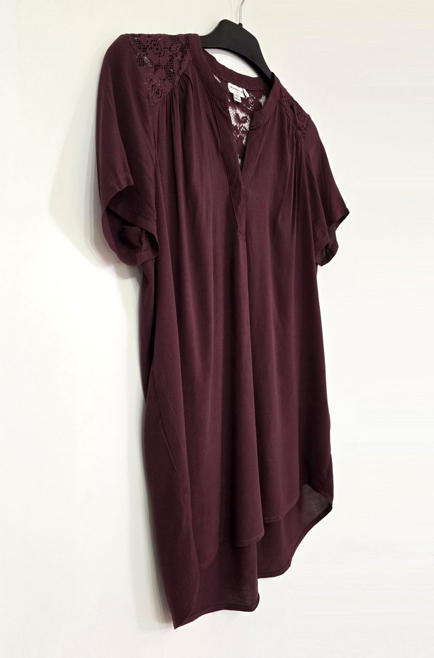 Camicette: JDY Damen Bluse mit Spitze Grösse 36 - bordeaux – Usato da Oetwil an der Limmat venduto da dhantal 2