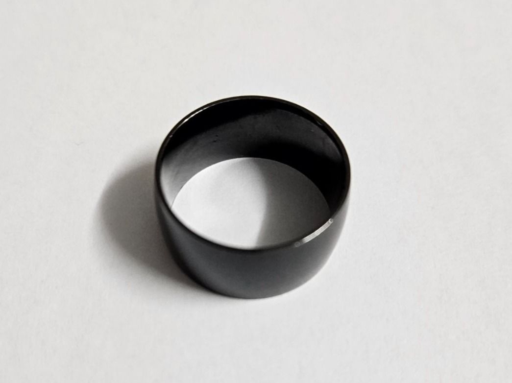 Anelli: Herren Ring Edelstahl schwarz Gr. US 11 – Nuovo (secondo la descrizione) da Kreuzlingen venduto da RahMal 2