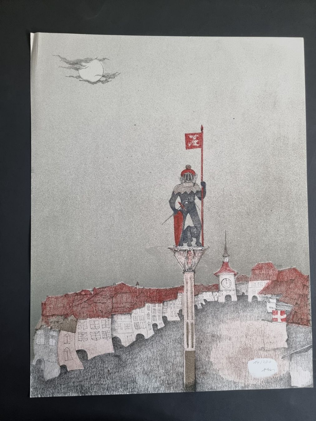Grafica & Litografie: OSSI CZINNER LITHOGRAPHIE SIGNIERT NUMMERIERT – Usato da Gersau venduto da grafik-kunst