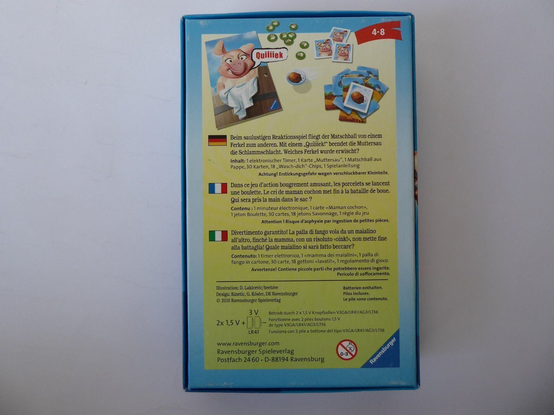Ravensburger Giochi: Lustiges Ravensburger Spiel Pig Ball – Usato da Turbenthal venduto da Panau 2