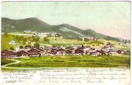 LEYSIN - Vue générale (im Sommer) ca. 1915 (VD)