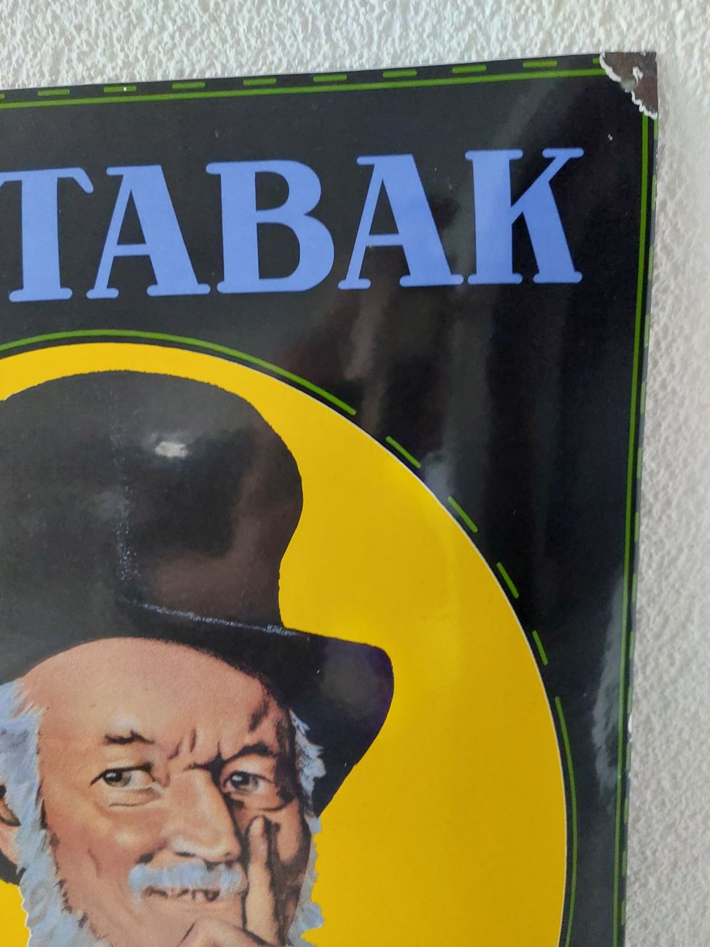 Marlboro Insegne: Emailschild Grimm & Triepel Kautabak Tabak plaque émaillée – Usato da Schenkon venduto da TG10 2