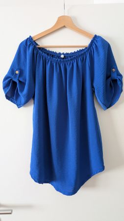 Camicetta estiva blu elettrico - Taglia XL, come nuova!