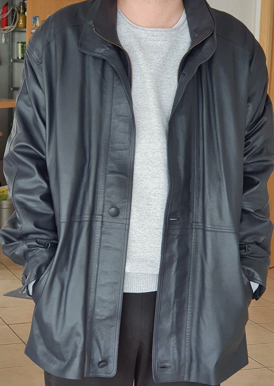 Jacken: Veste en cuir nappa M – Neu (gemäss Beschreibung) aus Moutier von Matteoleroux 4