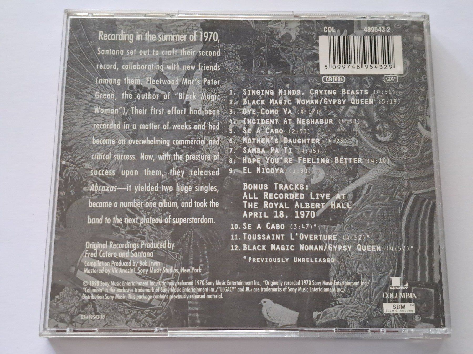 CDs: CD Santana - Abraxas – D'occasion à Pully par bro_n52j 1