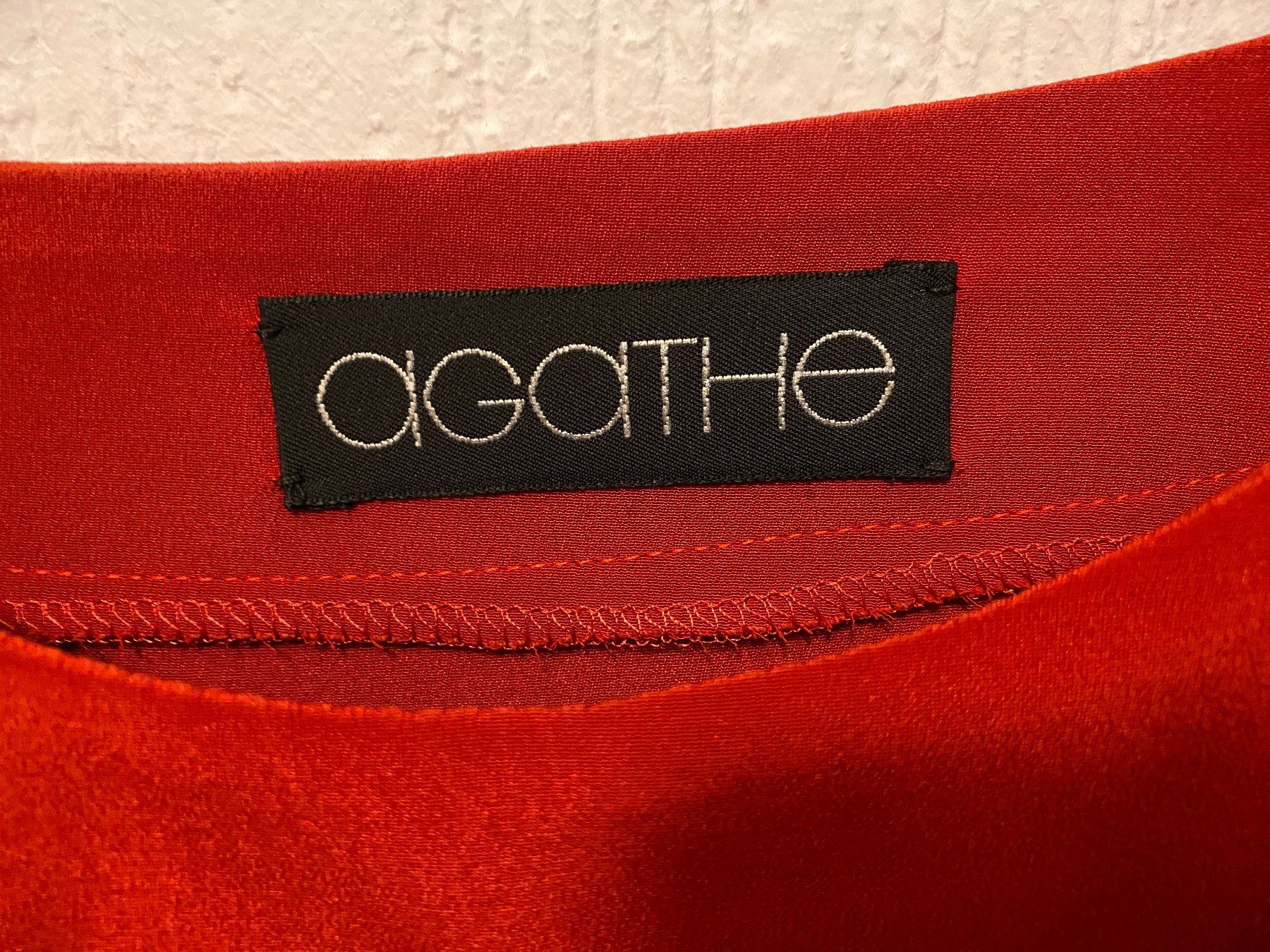 Camicette: agathe Seidenhemd rot – Usato da Winterthur venduto da brbrtt2 1
