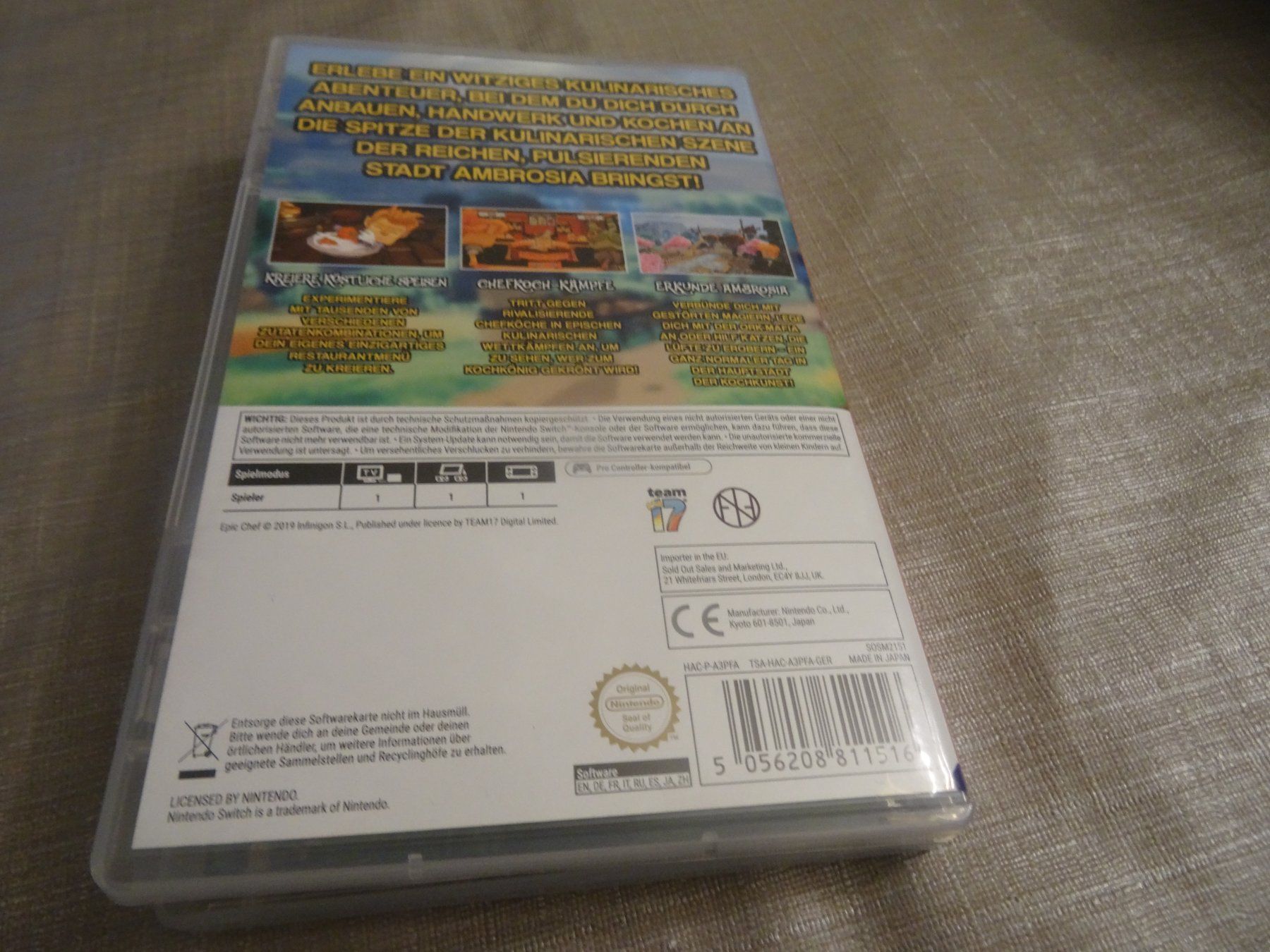 Nintendo Giochi: Epic Chef - Nintendo Switch – Usato da Olten venduto da Disc-Ausverkauf 2