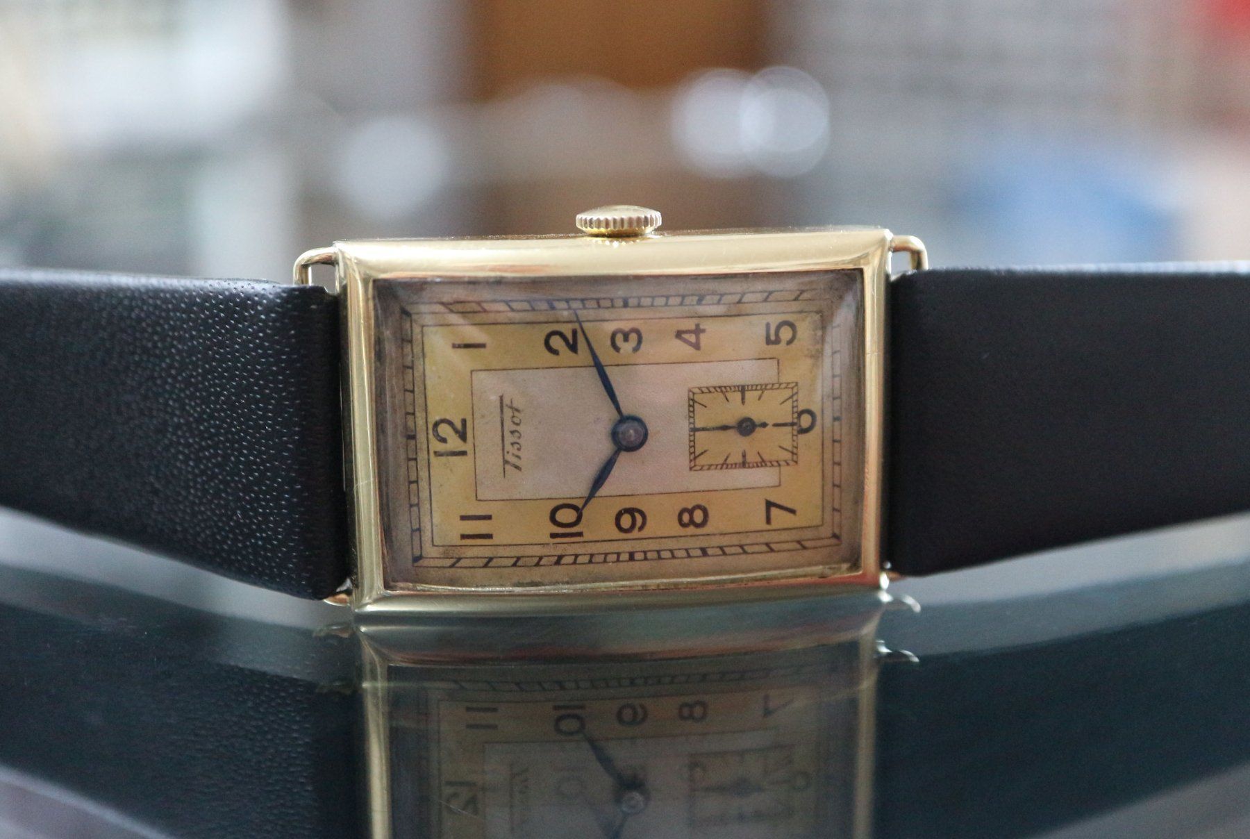 Tissot Uhren: Tissot Antimagnetisch, 14 Karat Gold – Gebraucht aus Bülach von Uhrenwerkstatt 4
