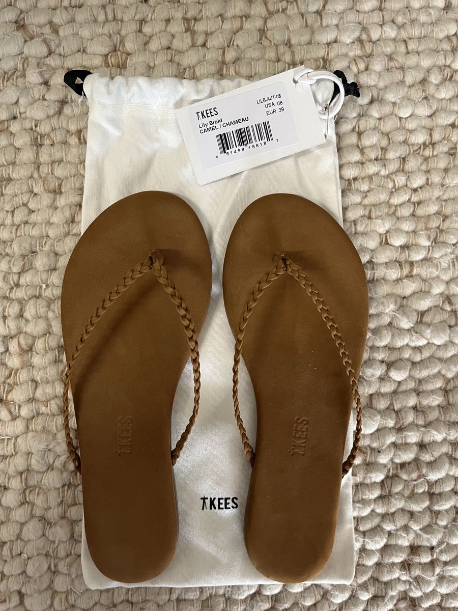 Scarpe da uomo: TKEES Flip Flop (Achtung: Grösse 39, jedoch eine 38! – Nuovo e nell'imballaggio originale da Horgen venduto da momo9_