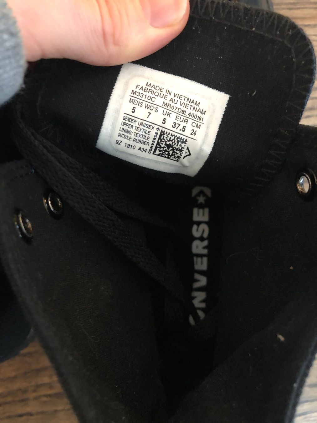 Converse Herrenschuhe: Converse All Stars Sneaker, Schwarz, Gr. 37.5 – Gebraucht aus Berg am Irchel von Zweiti_Chance 4