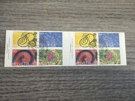Briefmarken Helvetia Serie 8 Stück 90 Rappen neuwertig