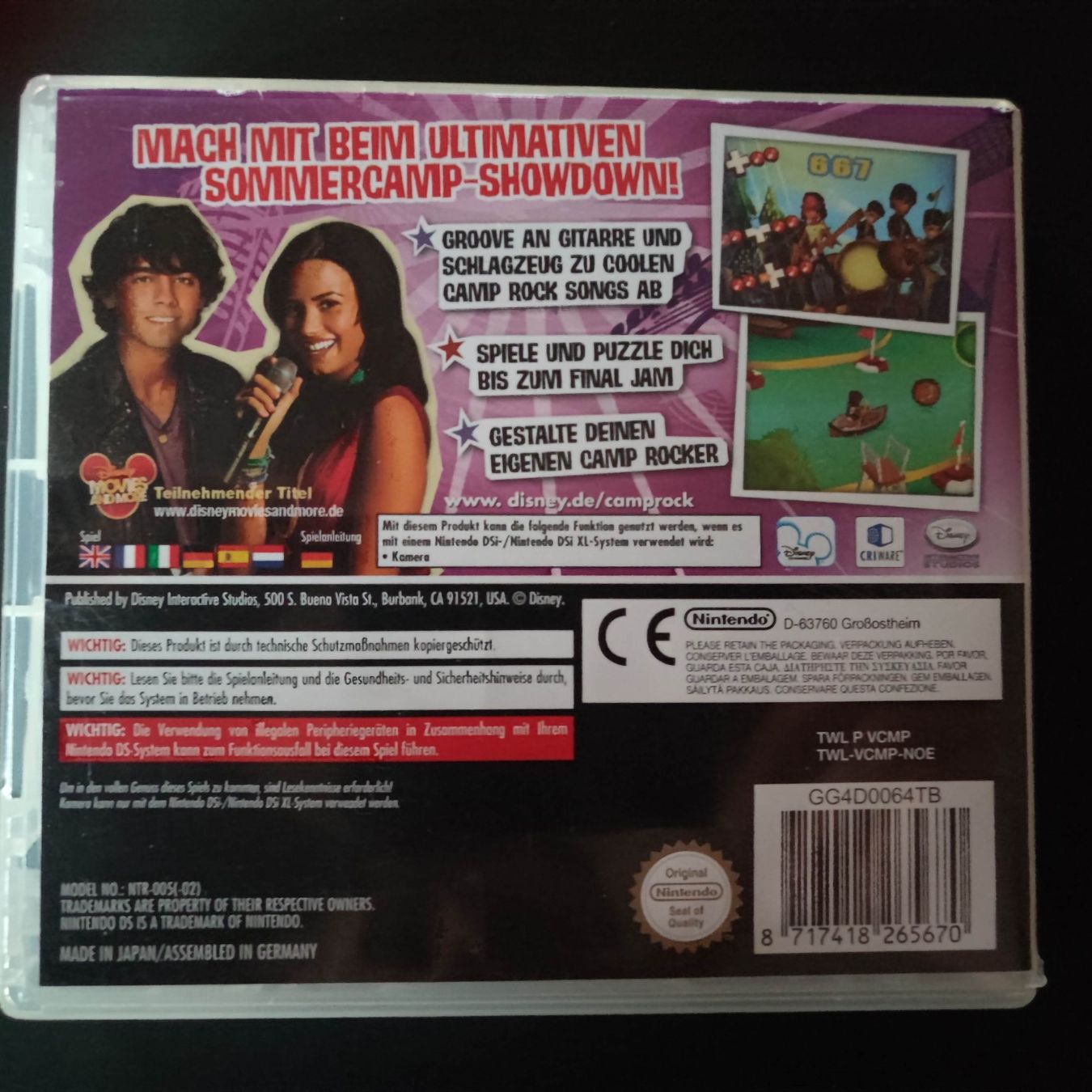 Nintendo Giochi: Camp Rock The Final Jam Nintendo DS Spiel – Usato da Dübendorf venduto da kb86_MOVIE 1