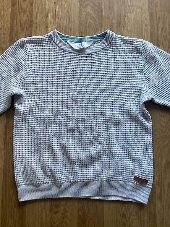 H&M Maglioni & Felpe: Pullover Gr. 110/116 Strickpullover Weiss – Usato da Glarus venduto da Iroccinha 2