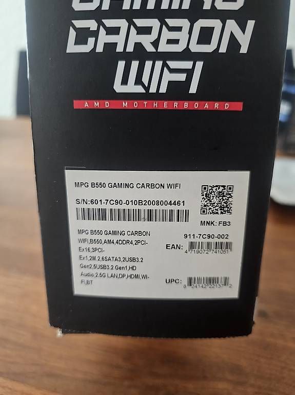 MSI Schede madri: MSI B550 Gaming Carbon WiFi – Nuovo (secondo la descrizione) da Trachslau venduto da waynhaluong 2